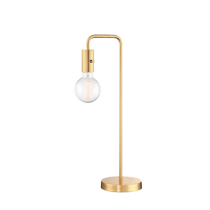 Lite Source Nilmani 1 Light Table Lamp, French Gold - LS-23338GOLD