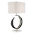 Lite Source Kelley Table Lamp/LED Night, Brushed Nickel/White - LS-23368