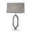 Lite Source Desmond 2 Light Table Lamp/LED Night, Charcoal Grey/White - LS-23370