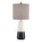 Lite Source Balboa 1 Light Table Lamp, Ceramic Body/Grey - LS-23425