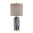 Lite Source Coliseo 1 Light Table Lamp, Mixed Black Ceramic/Tan - LS-23429BLK