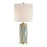 Lite Source Coliseo 1 Light Table Lamp, Slate Ceramic/Linen - LS-23429SLATE