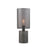 Lite Source Compton 1 Light Table Lamp, Grey Wood/Black Metal - LS-23470