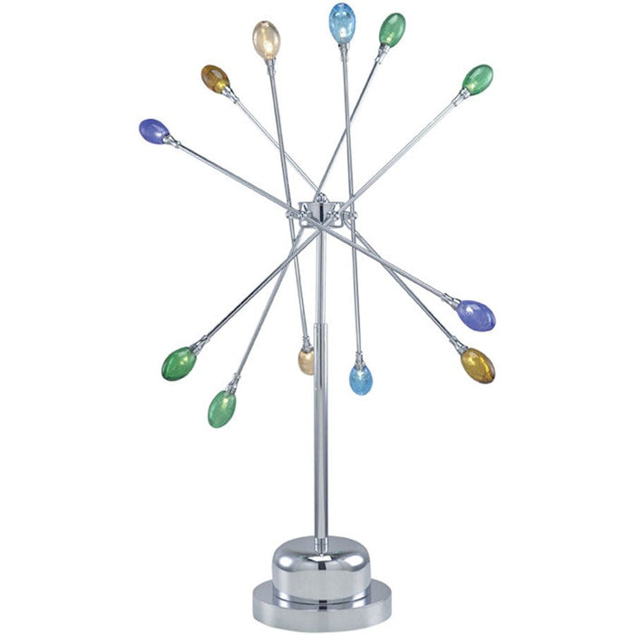 Lite Source Fireworks 12-Light Table Lamp, Multi - LS-3950C-MULTI