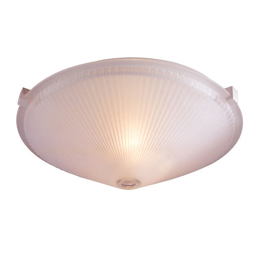 Lite Source Sanddollar 1 Light Flush Mount Lite, 12" Frost - LS-5371FRO