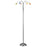 Lite Source Festive Collection 6-LT Floor Lamp, Steel/Multi, 10W - LS-8025MULTI