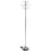 Lite Source Marble Collection 12-LT Floor Lamp, Chrome/Frost, 10W - LS-8048C-FRO