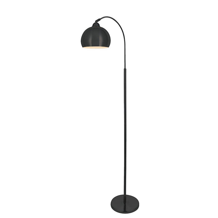 Lite Source Palesa Metal 1 Light Floor Lamp, Dark Bronze, 100W - LS-82597D-BRZ