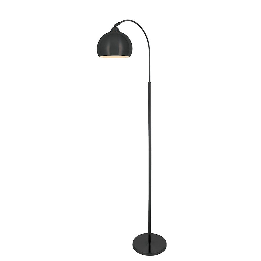 Lite Source Palesa Metal 1 Light Floor Lamp, Dark Bronze, 100W - LS-82597D-BRZ