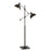 Lite Source Cupola 2-Light Metal Floor Lamp, Bronze, 100W - LS-82605D-BRZ