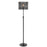 Lite Source Hamilton 1 Light Floor Lamp, Black/Mesh Metal, 60W - LS-83017