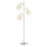 Lite Source Falan 3-Light Floor Lamp, Brushed Nickel/Linen - LS-83040