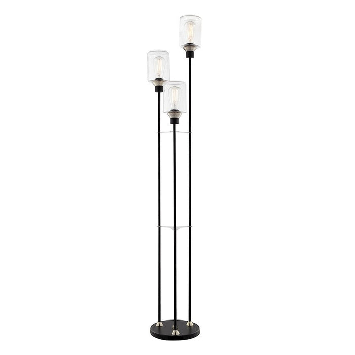 Lite Source Luken 3-Light Two Tone Floor Lamp, V 40W - LS-83113