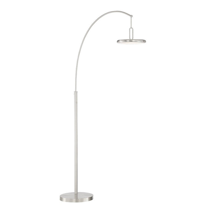 Lite Source Sailee LED 1 Light Arch Lamp, Brushed Nickel, 30W - LS-83277BN