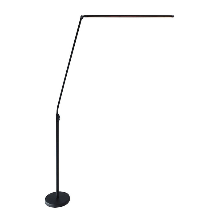 Lite Source Pontus LED 1 Light Floor Lamp, Satin Black, LED 33W - LS-83320BLK