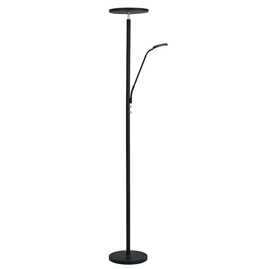 Lite Source Monet LED 2 Light Torch/Reading Lamp, Black, 30W/5W - LS-83353BLK