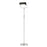 Lite Source Caileb LED 1 Light Floor Lamp, Nickel/Black, 10W - LS-83392BN