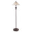 Lite Source Crown 2 Light Floor Lamp Dark Brown/Glass, 60W - LS-9357H