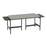 LumiSource Chloe Bench, Black Metal/Black Wood/Grey Fabric - BC-CHLOEBKGY