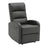 LumiSource Dormi Recliner Chair in Black PU - RCL-DORMIBK