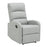 LumiSource Dormi Recliner Chair in Light Grey PU - RCL-DORMILGY