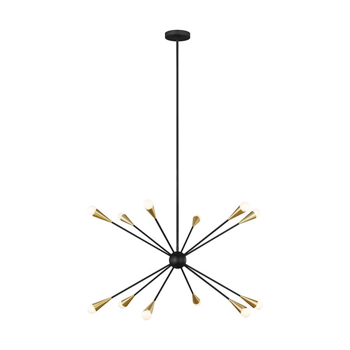 Visual Comfort Studio DeGeneres Jax 12 Light Chandelier, PN