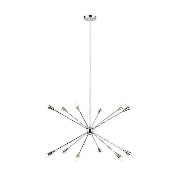 Visual Comfort Studio DeGeneres Jax 12 Light Chandelier, PN