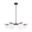 Visual Comfort Studio DeGeneres Lune 8 Light 49" Chandelier, AG/Milk