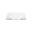 Ellen Asher 4 Light Flush Mount, Matte White/White Inside - EF1005MWT