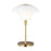 Ellen Rossie 1 Light Table Lamp, Burnished Brass/Milk White - ET1381BBS1