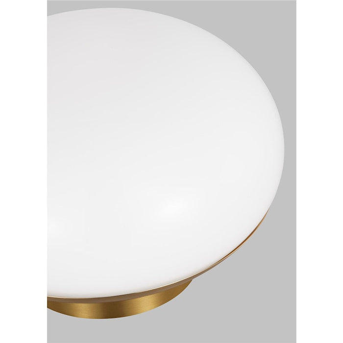 Visual Comfort Studio DeGeneres Lune 1 Light Accent Lamp, BR/Milk