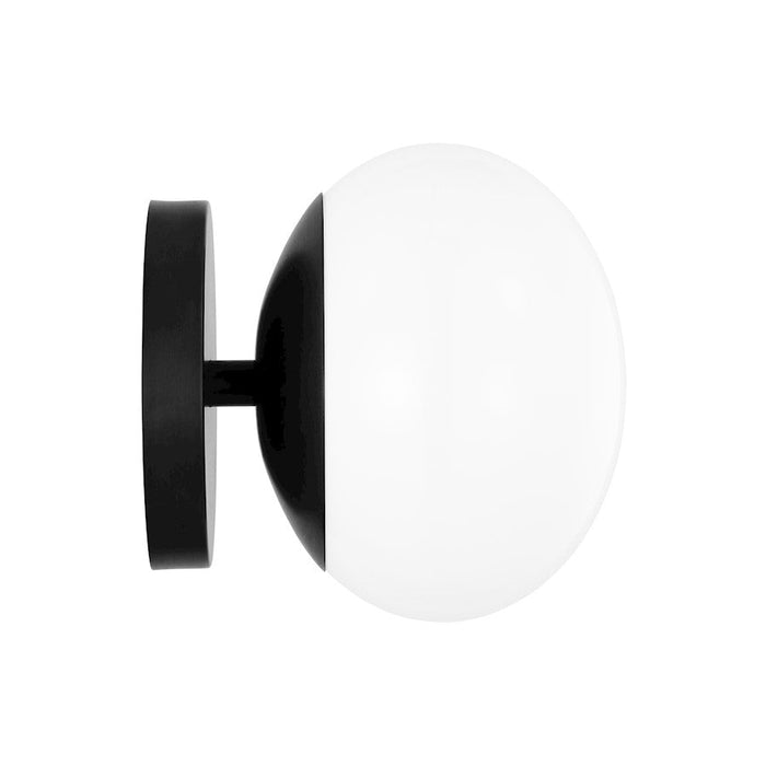 Visual Comfort Studio DeGeneres Lune 1 Light Sconce, AgIron/Milk