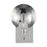 Ellen Whare 1 Light Wall Sconce, Polished Nickel - EW1151PN