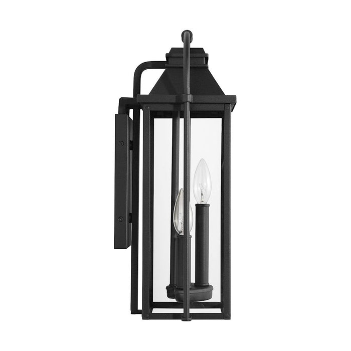 Visual Comfort Studio Wellsworth 3-Lt Outdoor 9" Sconce, Black