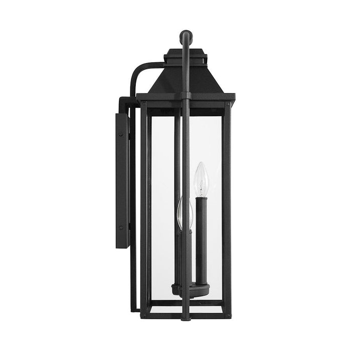 Visual Comfort Studio Wellsworth 3-Lt Outdoor 9" Sconce, Black