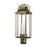 Visual Comfort Studio Wellsworth 3 Light Post Lantern, PaintDBR