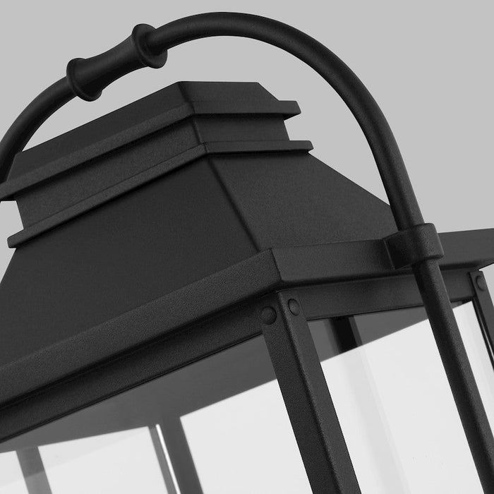 Visual Comfort Studio Wellsworth 3-Lt Outdoor Post Lantern, Black