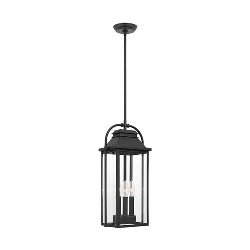 Visual Comfort Studio Wellsworth 3-Lt Outdoor 9" Pendant, Black