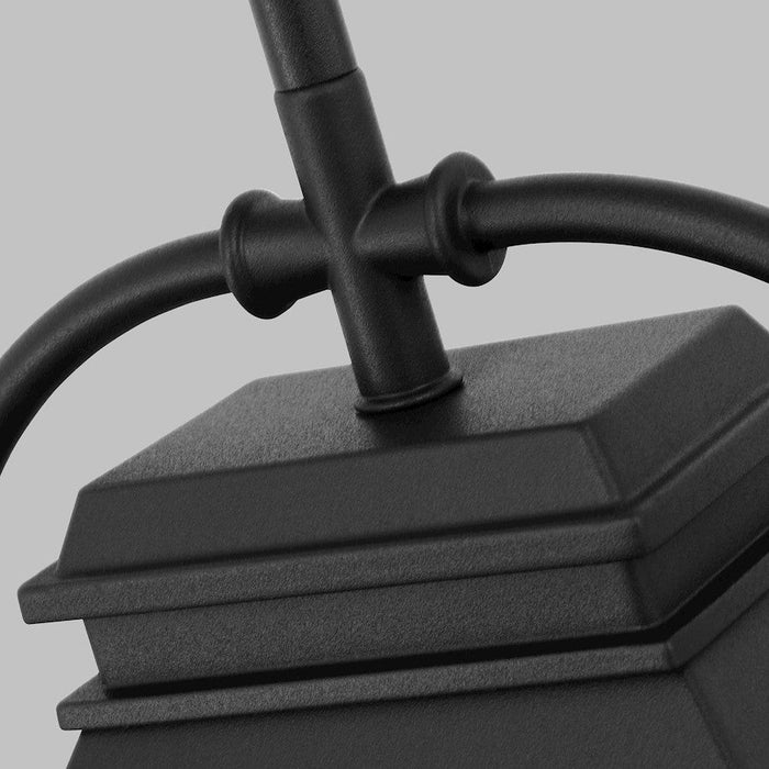 Visual Comfort Studio Wellsworth 3-Lt Outdoor 9" Pendant, Black