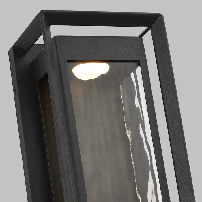 Visual Comfort Studio Urbandale 1-Lt Out 23" L-Sconce, BK/Water