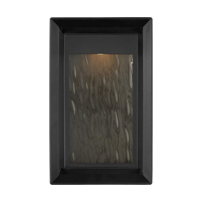 Feiss Urbandale 1-Lt Outdoor 13" LED Sconce, Black/Water - OL13701TXB-L1