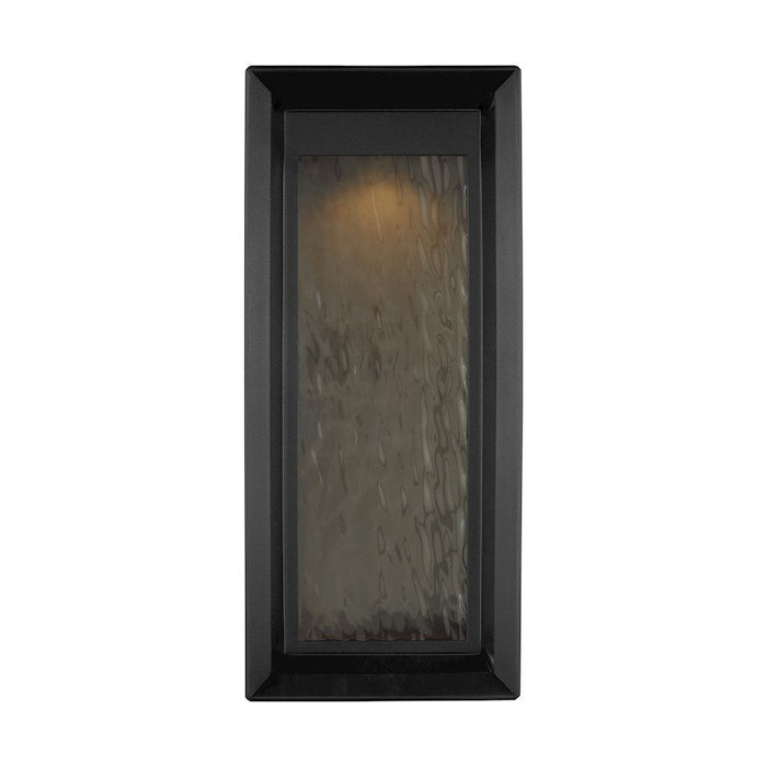 Feiss Urbandale 1-Lt Outdoor 23" LED Sconce, Black/Water - OL13703TXB-L1