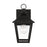 Feiss Galena 1-Lt Outdoor 6" Sconce, Black/Clear Seeded - OL14401TXB