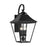 Visual Comfort Studio Galena 4-Lt Outdoor 13" Sconce, Black/Seed- OL14404TXB