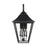 Feiss Galena 4-Lt Outdoor 17" Sconce, Black/Clear Seeded - OL14405TXB