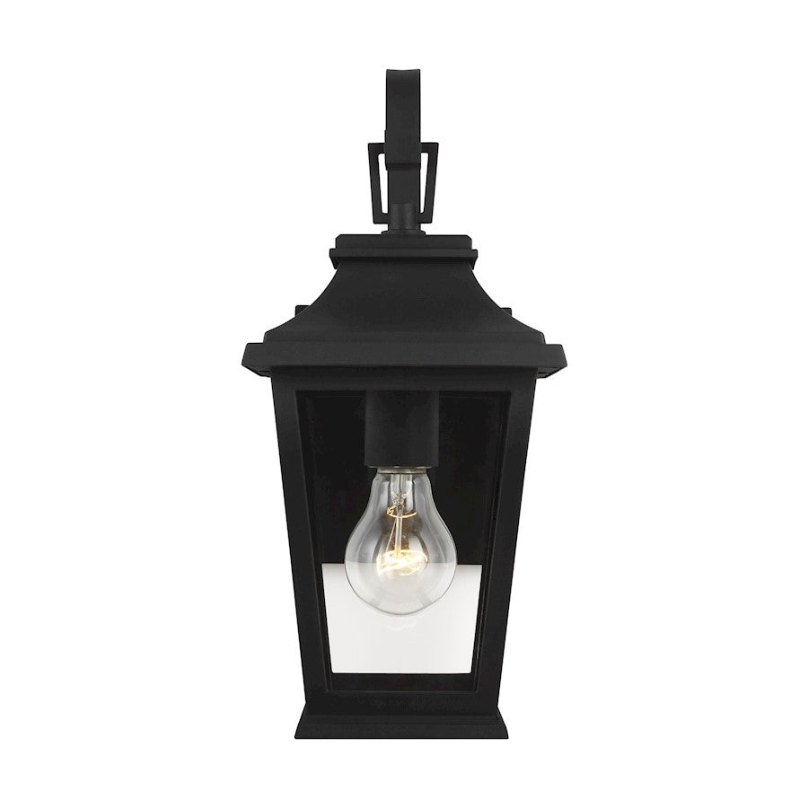 Murray Feiss Warren 1-Light Outdoor Wall Lantern, Black/ClearÂ Glass - OL15400TXB