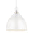 Feiss Brynne 1-Light Large LED Pendant, Flat Whitechrome - P1443FWH-L1