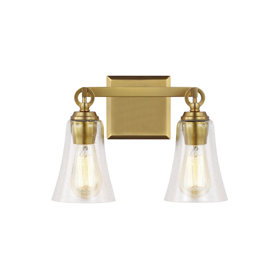 Visual Comfort Studio Monterro 4 Light Vanity, BurnishBrass