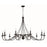 Minka Lavery Westchester County 10Lt Chandelier, Coal/Skyline Gold - 1038-677