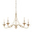 OPEN BOX ITEM: Minka Lavery Westchester 5-Lt 20" Chandelier, WH/GG - MI1045-701